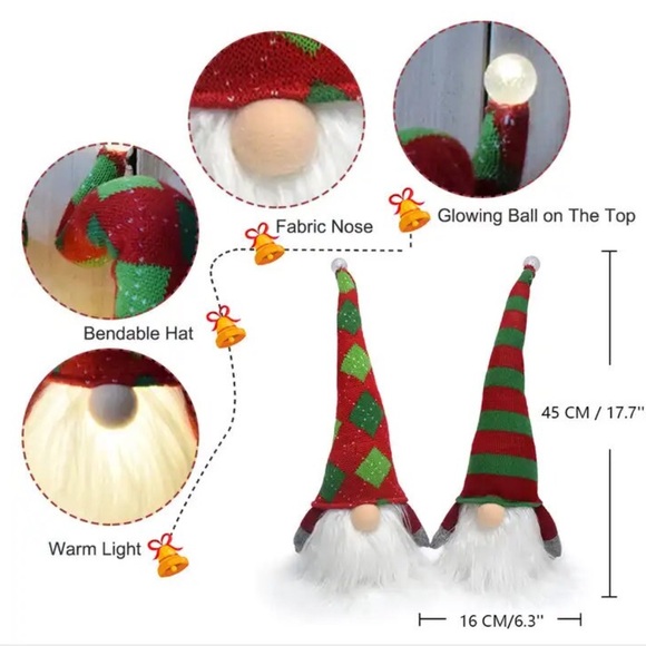 Festive Light-Up Gnome Decor - Picture 7 of 7